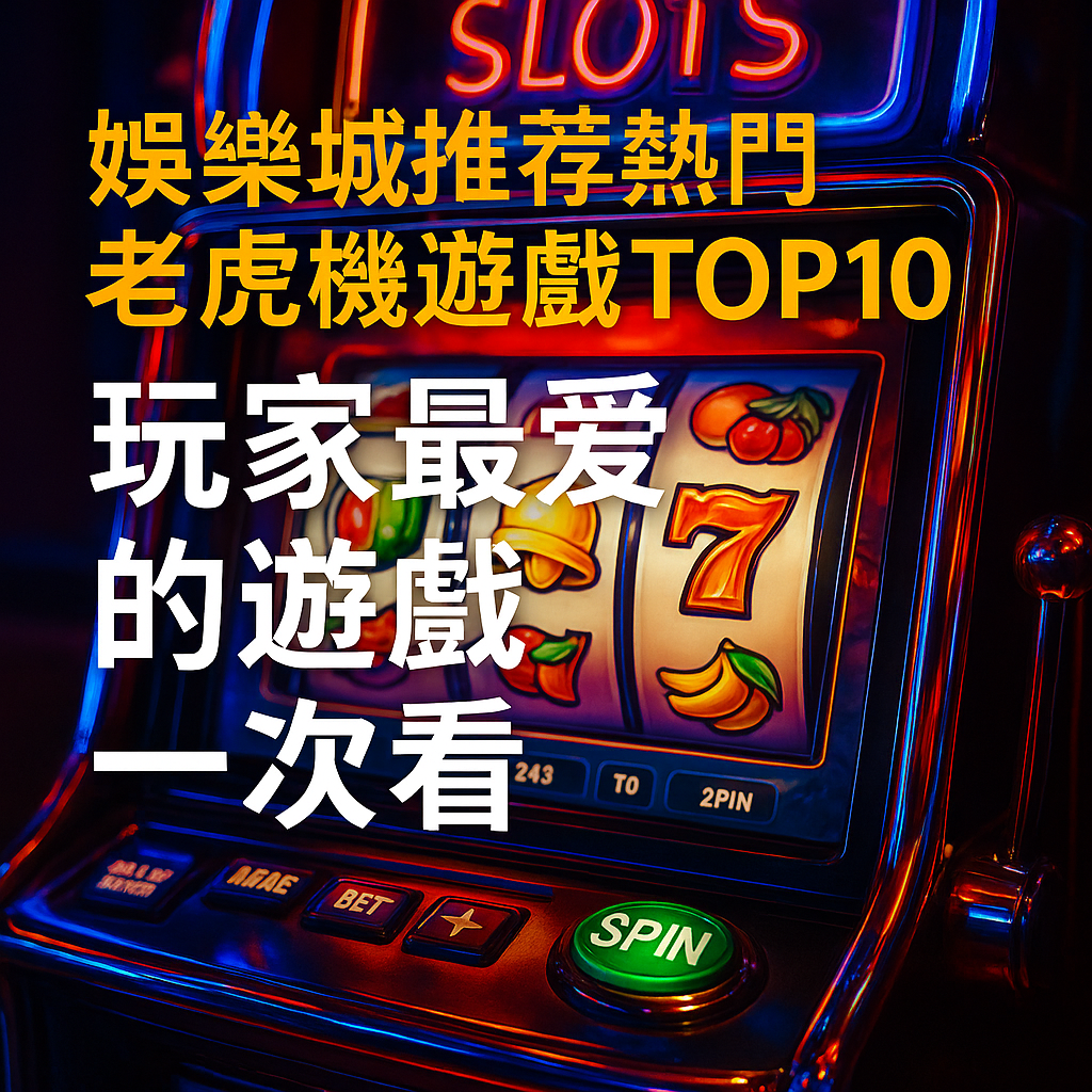 娛樂城推薦熱門老虎機遊戲TOP10：玩家最愛的遊戲一次看