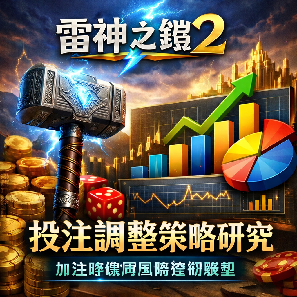 在《雷神之鎚2》這類高波動老虎機中,投注調整從來不是預測爆分的問題,而是風險配置的選擇。由於回報高度集中於倍數疊加與免費模式,加注行為若缺乏結構思考,往往只會放大波動,而非提高回報效率。本文將從波動模型、資金比例分配與風險承受度出發,建立一套理性的投注調整框架,釐清加注時機與風險控制之間的邏輯關係,而不是單純討論何時「該衝」。